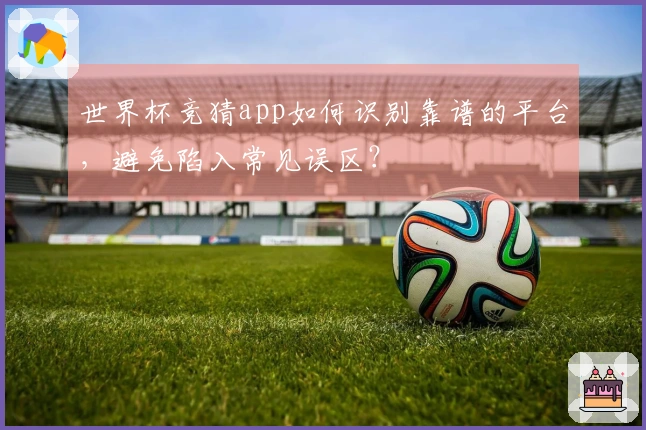 世界杯竞猜app如何识别靠谱的平台，避免陷入常见误区？