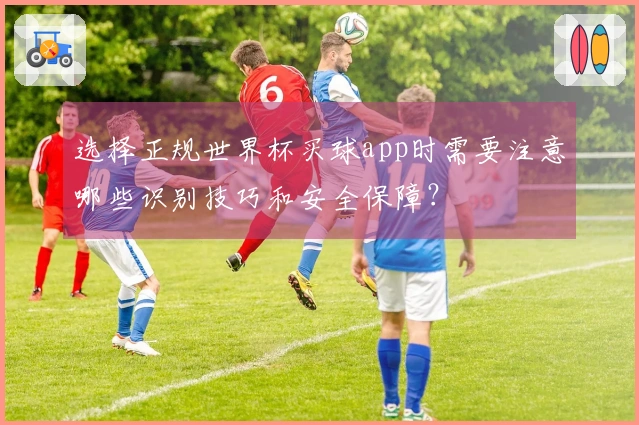 选择正规世界杯买球app时需要注意哪些识别技巧和安全保障？
