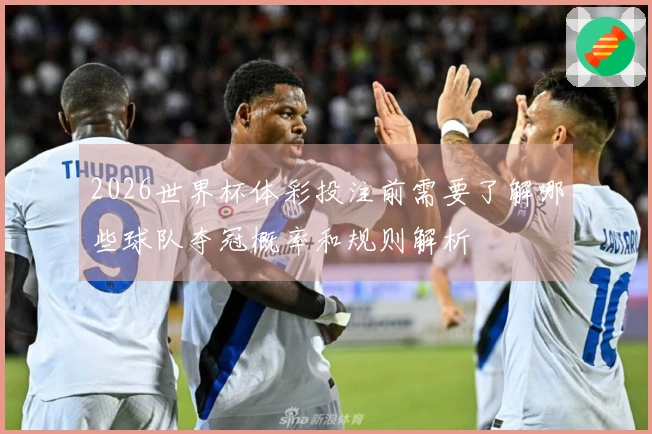 2026世界杯体彩投注前需要了解哪些球队夺冠概率和规则解析