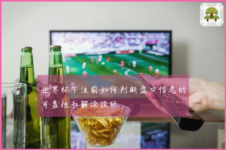 世界杯下注前如何判断盘口信息的可靠性和解读技巧